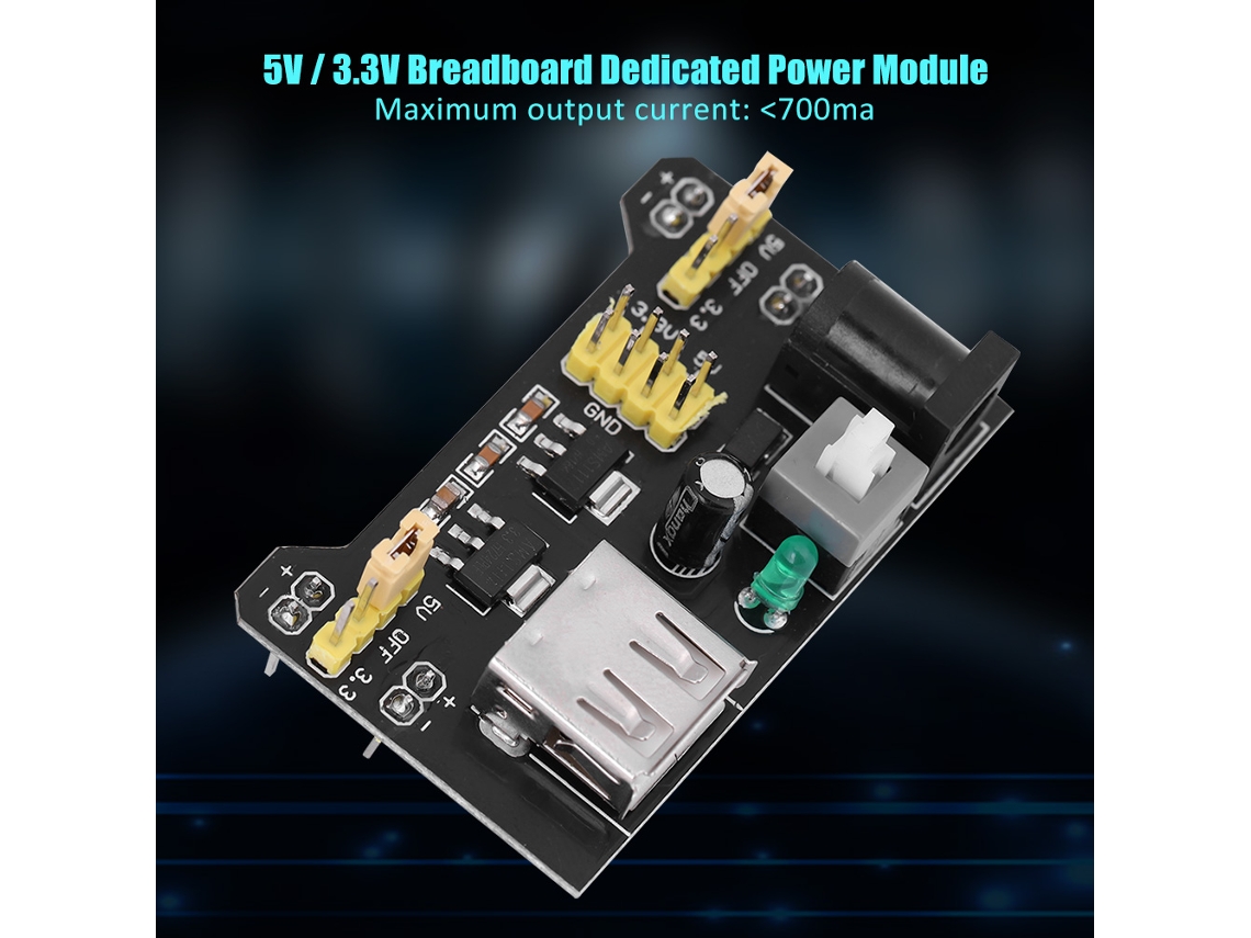 Módulo De Alimentação 5v/3.3v Para Breadboard