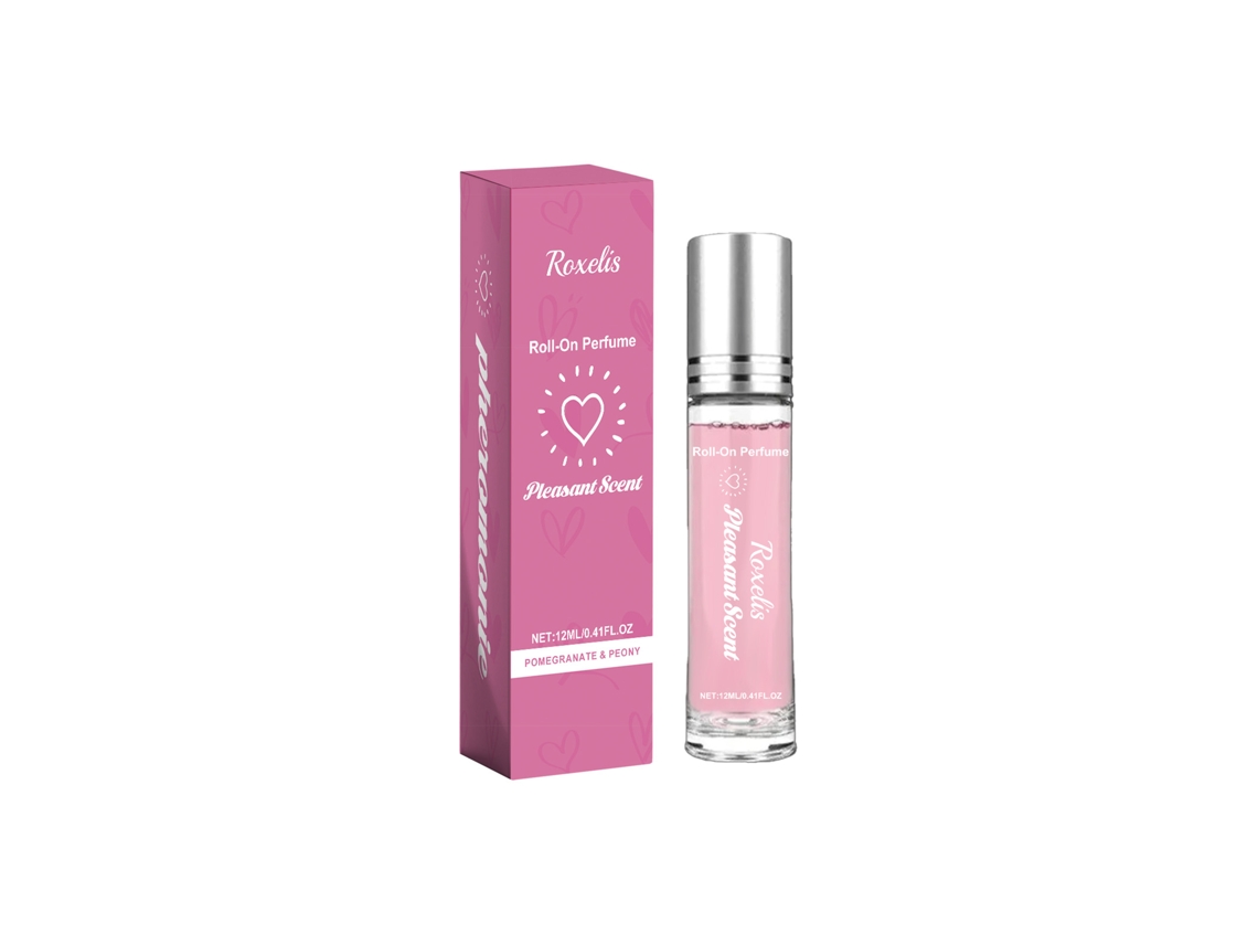 Perfume Roxelis Feminino Rollerball com Aroma Floral, Suave e Leve Pomegranate Peony LAXISCREED