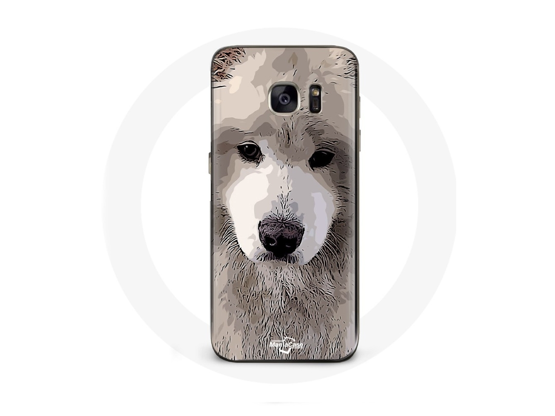 Capa para Samsung Galaxy S6 Samoieda cinzento Raça de Cachorros