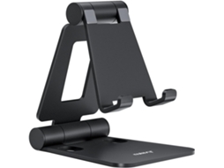 Suporte Para Celular Totalmente Dobrável, Com Ângulo E Altura Ajustáveis, Compatível Com Mesas De Alumínio.