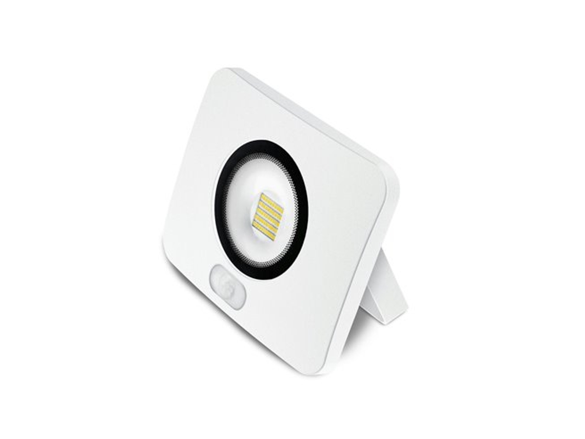 Projetor Matel Led Branco Sensor Ip65 20w Frio