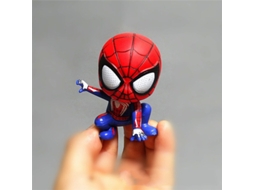 Figura GAATPOT 8Cm Disney Spiderman Pvc Action Toy Figures Cartoon Anime Marvel Hero Model Doll Cute Kawaii Childer Kids Toys Birthday Gift