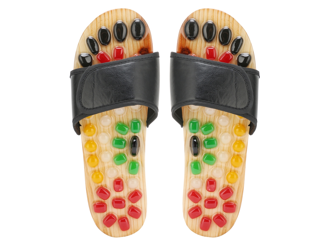Chinelos de Acupressão para Pés Reflexologia Tamanho 39 40 | S/MARCA