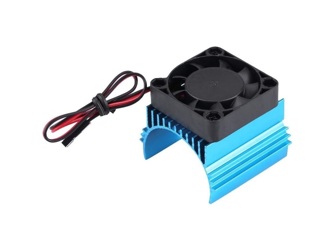 2026 aletas de Resfriamento para Motor Rc, Conjunto Universal com Ventilador para Carros Rc 1/10 4074/4274/1515