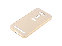 Capa de telefone com moldura de metal e capa traseira macia para Asus Zenfone 2 Laser Ze500kl EOOCOO