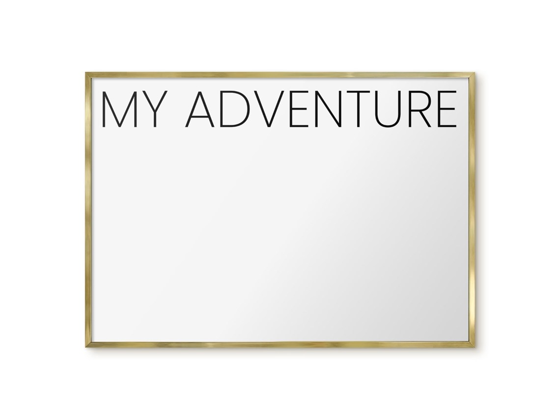 Magnetic Board My Adventure For The Living Room Espelharte (100x70 Cm)