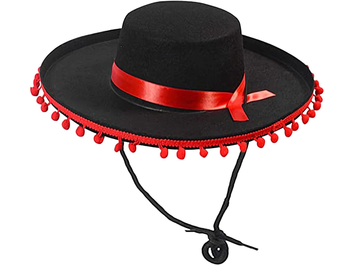 Chapéu Sombrero De Festa Com Aba Larga - Design Resistente E Versátil