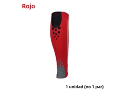 (vermelho M) Mangas De Compressão Esportivas Para Panturrilha Para Corrida E Ciclismo