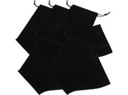 Conjunto De 5 Capas Protetoras Para Cabo De Modelador De Cachos, 12x44 Cm, Em Tecido Macio.