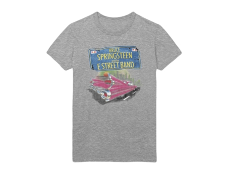 T-shirt BRUCE SPRINGSTEEN (S - Cinzento)