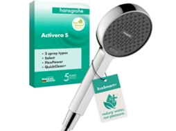 Hansgrohe Activera Select S Chuveiro De Mão 95, 2 Modos De Chuveiro, Ecosmart +, 28034000, Cor: Cromo