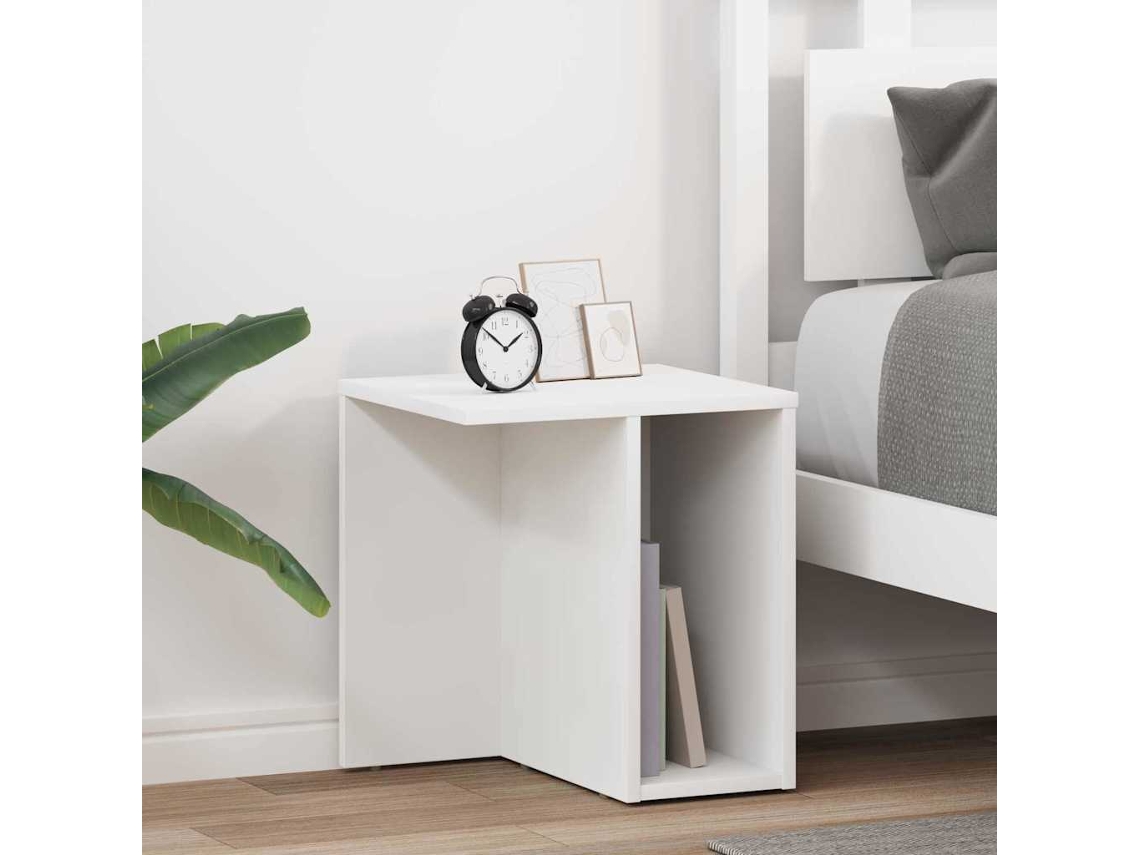 Vidaxl Mesa De Apoio 2 Unid. Branco 37 X 32 X 40 Cm