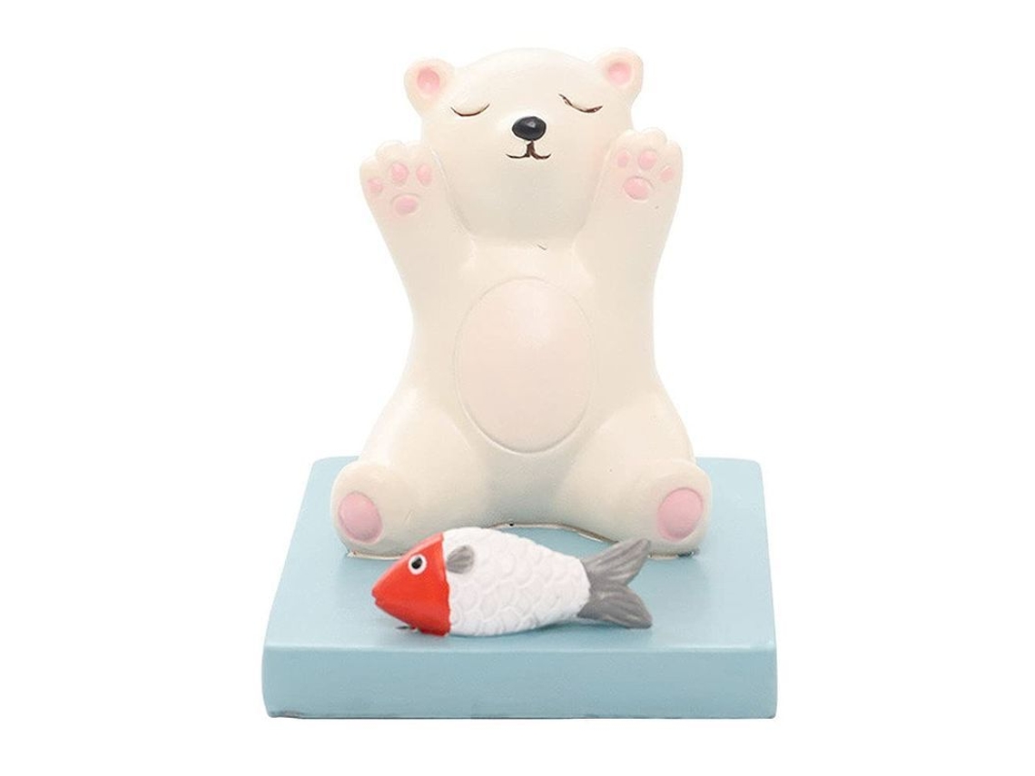 Suporte de Celular, Urso Polar, Mesa, Apoio para Smartphone