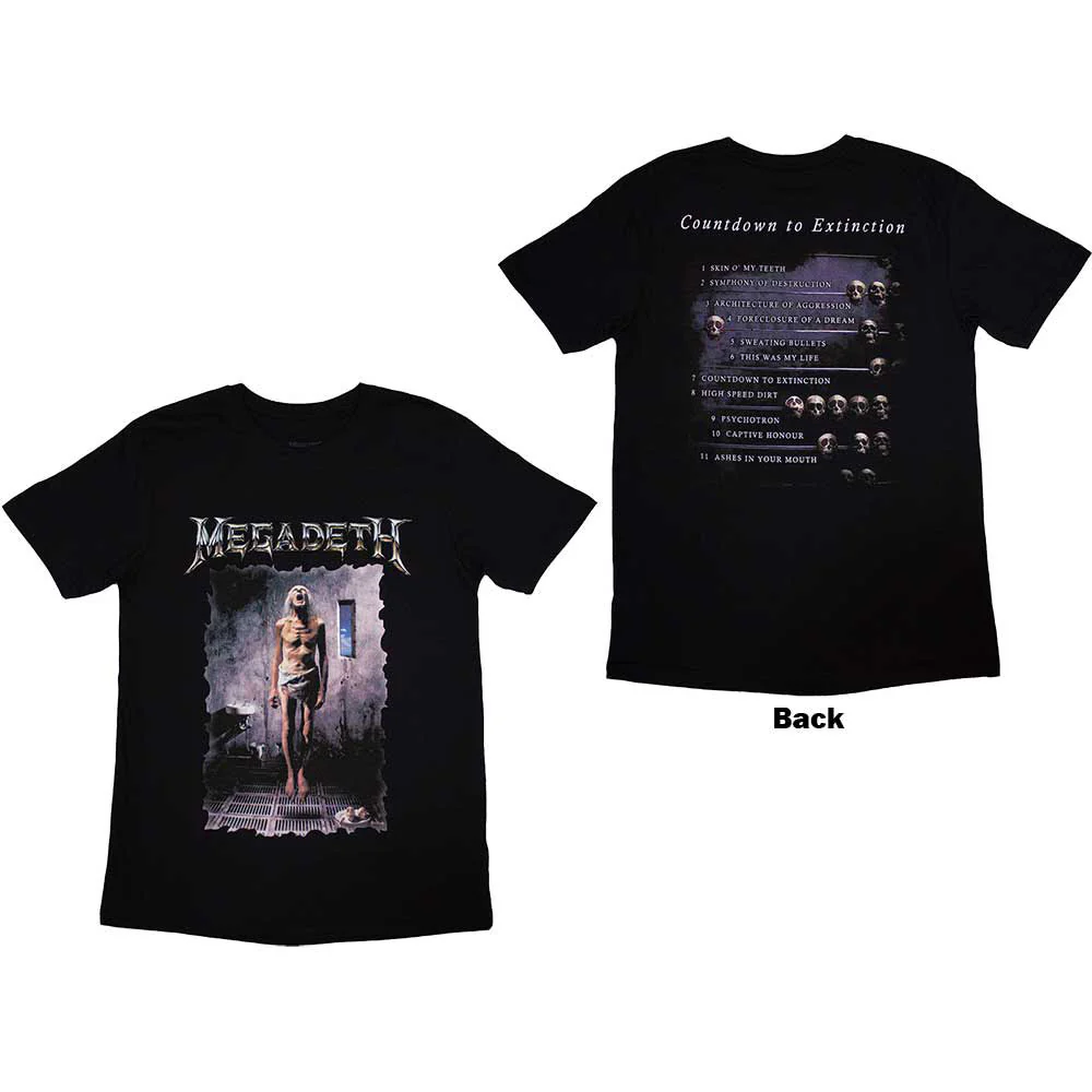 Rockinstone Megadeth Countdown T-shirt Classic（s）