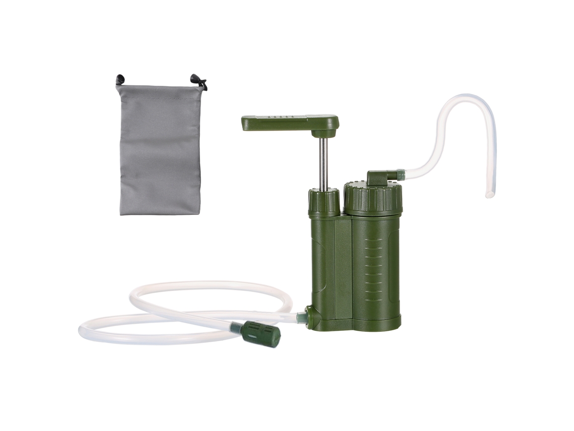 Sistema de Filtragem de Água para Camping e Emergências