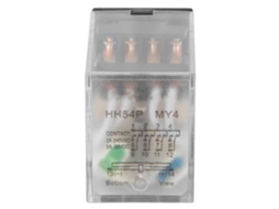 Relé Intermedio Electromagnético Hh54p 24vdc 5a 14 Pines Dpdt Bobina