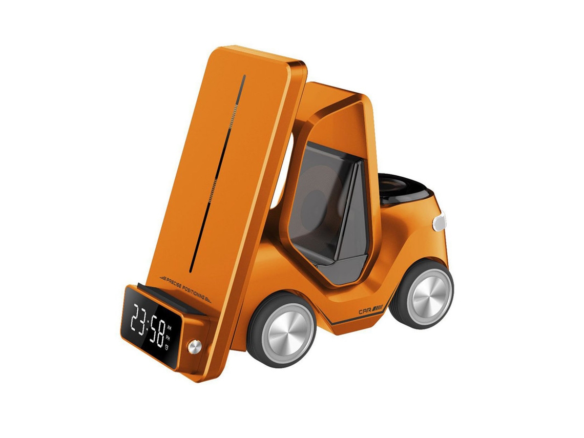Carregador Carregamento Rápido Sem Fio Bobina Yizhood Laranja