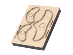Laxiscreed Moldes Manuais Para Corte De Couro, Pai Natal, Sobrancelha E Barba