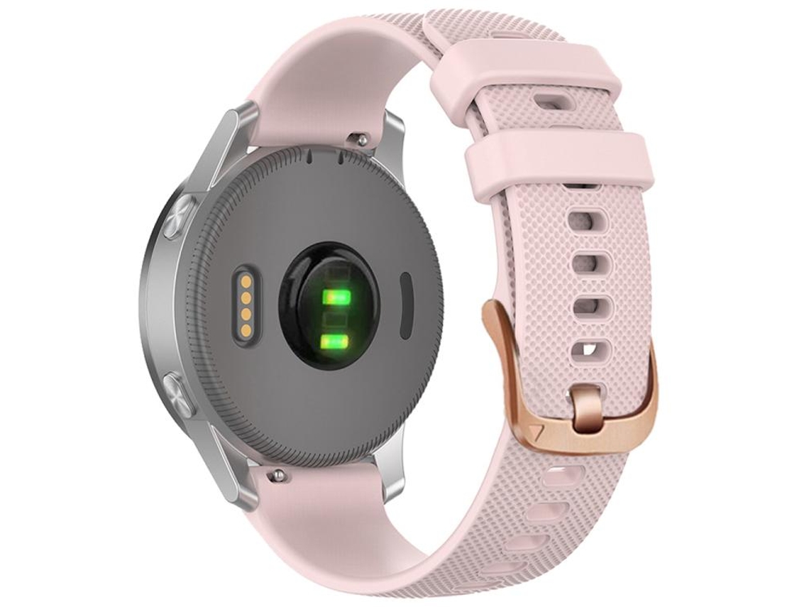 Bracelete para Garmin Silicone Fivela de Aço Rosé Rosa XIAOMOYU (20mm)