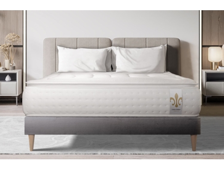 Colchão Base Vingt Quatre LITIER_DELUXE_TRADITION Espuma com memória Cinzento (200x200cm)