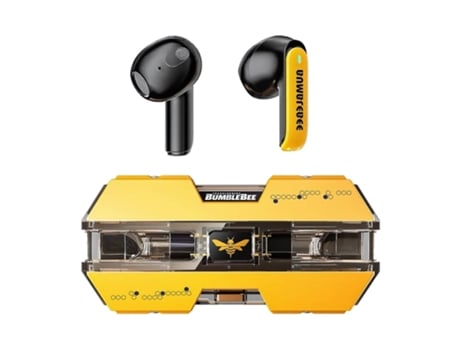 Auscultadores Tws Tf Sem TRANSFORMER Bluetooth Amarelo