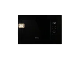 Evvo Micro-ondas Integrável Mi35 Preto, 25l, Grill 1000w, 8 Funções, Multifunção, Temporizador 60 Min, Display Digital, Preto