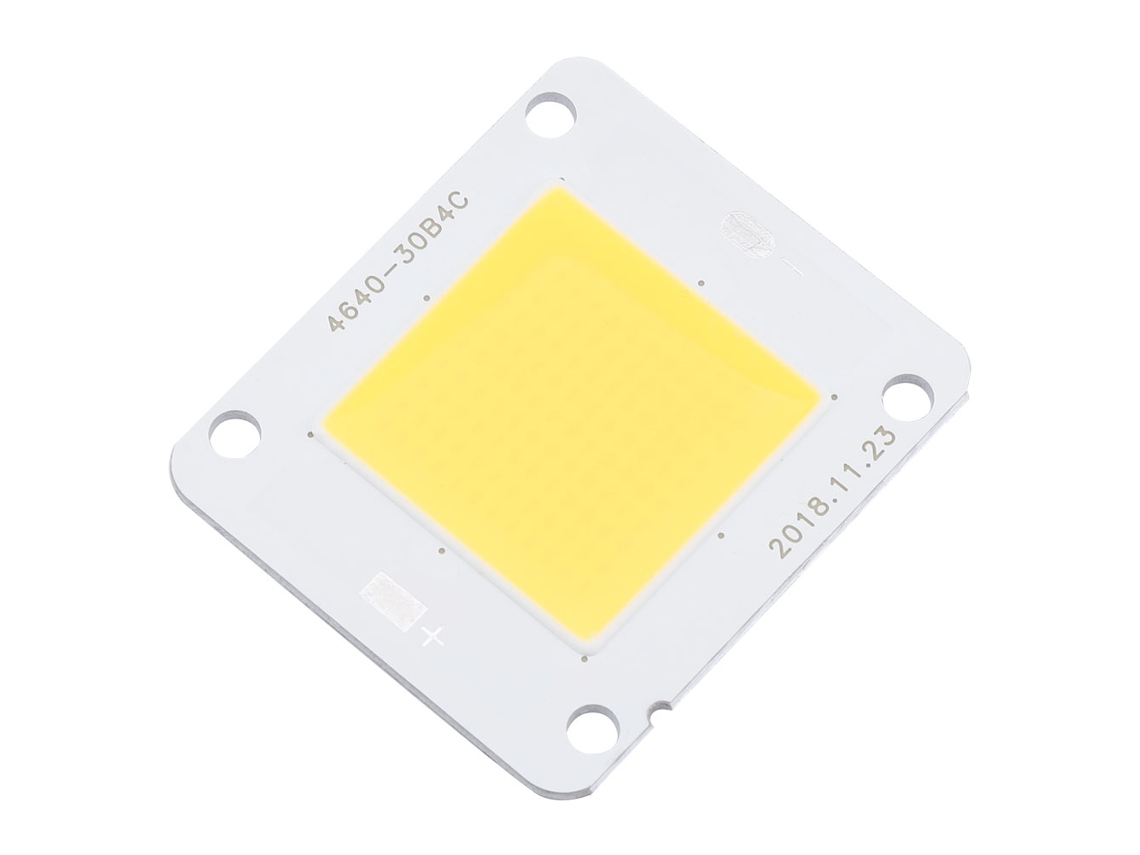 Fonte de Luz Projeção Cob Led 50w 12v Branco Quente (3000 3200k)