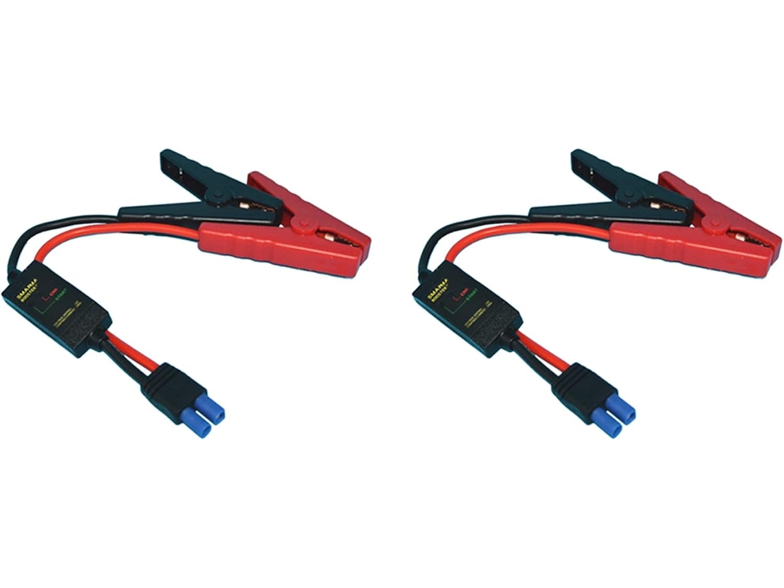2 Cabos Auxiliares de Partida Inteligentes de 12v 200a 500a com Conector Ec5 para Carros e Caminhões SFUSHOS