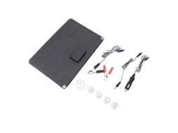 Ronjoe-carregador De Painel Solar Portátil 40w Dobrável Com 2 Usb 5v E Instrumento De Medição De Foco