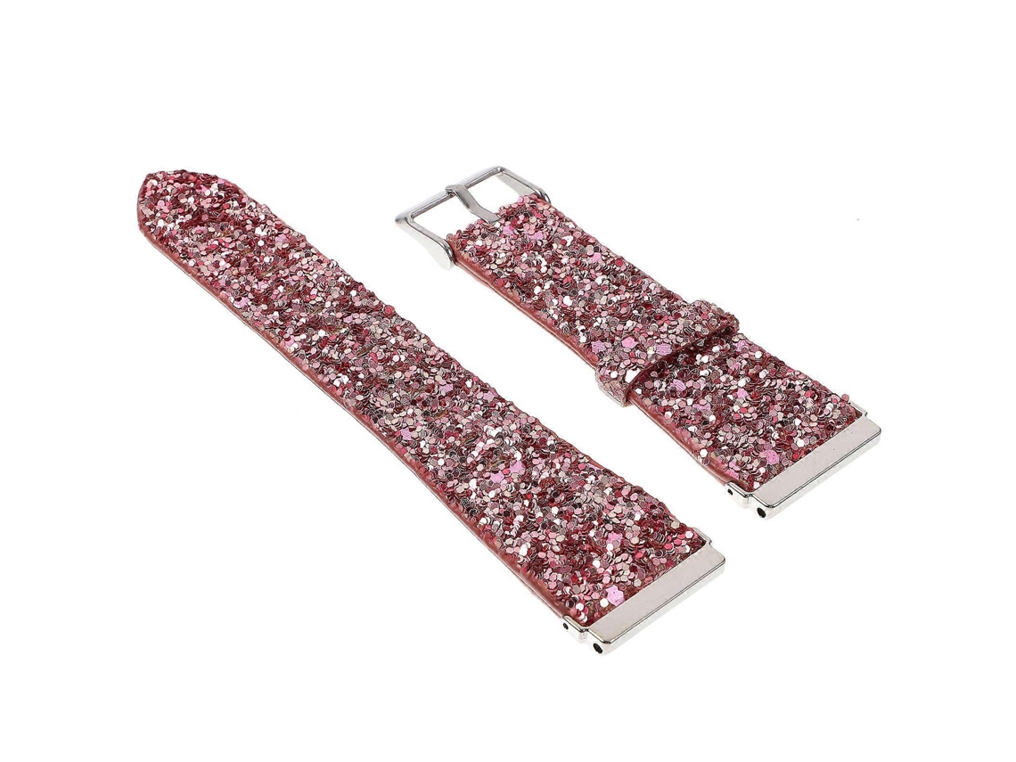 Pulseira De Relógio Com Glitter Para Substituição, Compatível Com Aniversário, Casamento, Natal, Cores Sortidas, 1 Pacote Olysi Shop