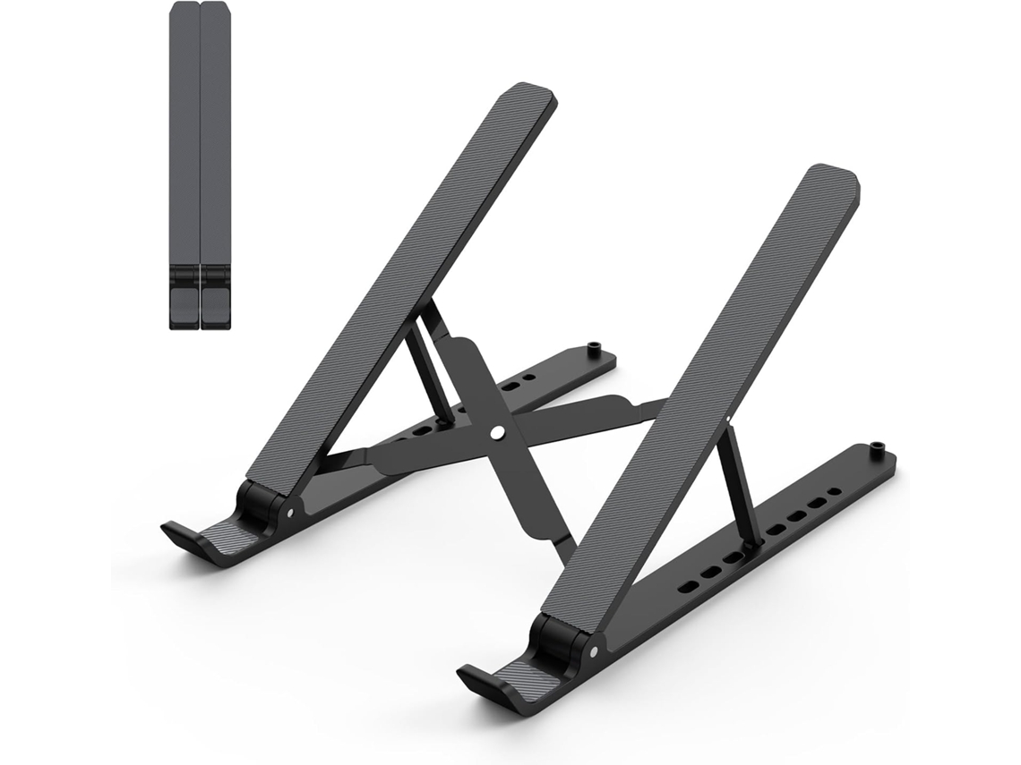 Suporte Ajustável e Ventilado para Laptop, para Uso em Mesa, Suporte Dobrável com Sistema de Resfriamento, 6 Polegadas AQUAFORGE