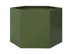 Floreira de jardim VIDAXL Verde Metal (69x60x45cm)