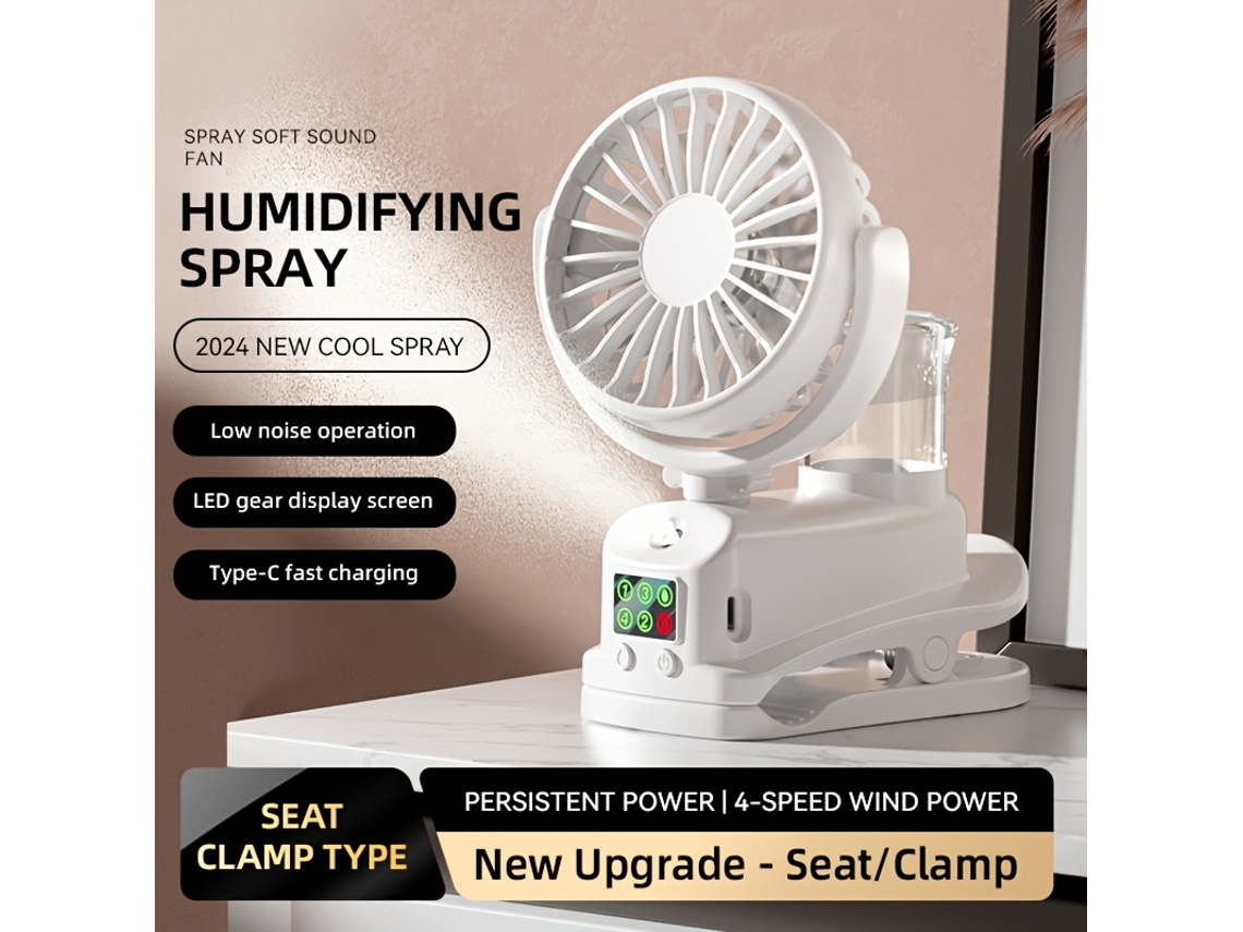 Esta É uma Unidade Combinada de Ventilador e Humidificador com Configurações Ajustáveis de Fluxo Ar Humidade, Uso Simples STELASPLEN