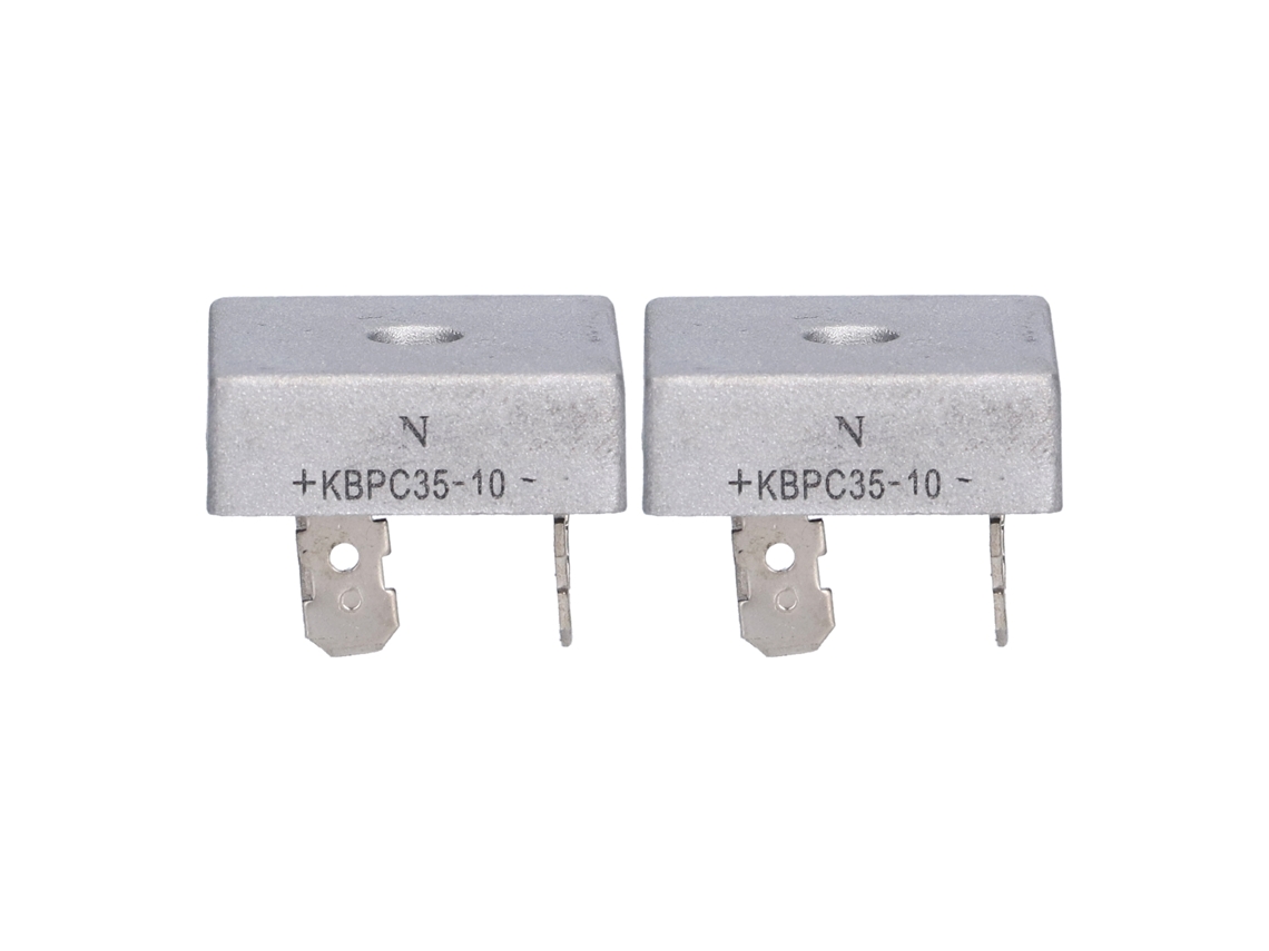 Retificador de Ponte YURU KBPC3510 de 4 Terminais para Gerador de Gasolina