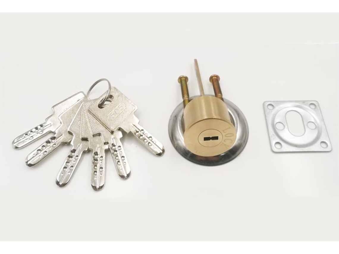 Fechadura Cilíndrica Europeia de Cilindro 60 Mm S/MARCA para uso residencial