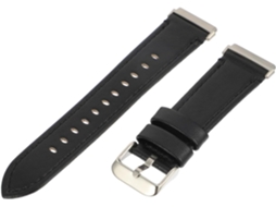 Pulseira De Couro Premium Para Smartwatch, Compatível Com Fitbit