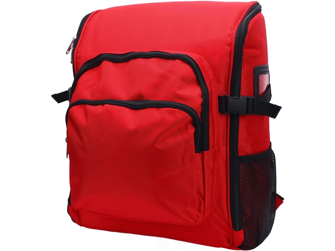 Bolsa para ferramentas de limpeza de precisão, com amplo espaço interno e abertura total para materiais de limpeza ecológicos.