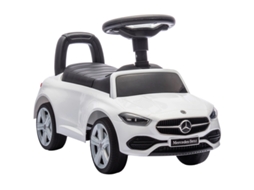 Carro Mercedes-benz Classe C Com Buzina, Sons De Motor, Espaço Para Armazenamento, Para Crianças De 18 A 36 Meses, Branco Cs