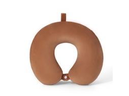 Travesseiro De Suporte Cervical Portátil Em Formato De U De Espuma Viscoelástica Nackkudde Aquaforge (marrom)