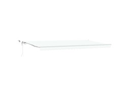 Toldo Retrátil Branco 600 × 300 Cm Poliéster e Metal MAISON EXCLUSIVE