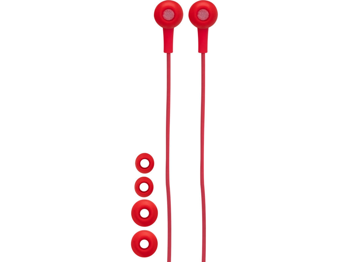 Auriculares com Fio GOODIS Com Microfone (In Ear - Microfone - Vermelho)