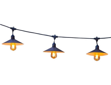 Iluminação Decorativa LUMISKY (Preto - Aço - 6m)