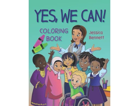 Livro Yes We Can Coloring Book de Jessica Bennett (Inglês)