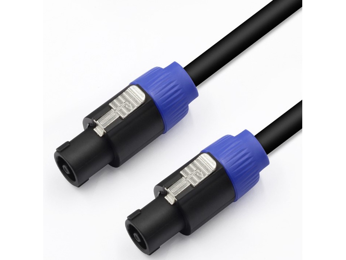 Cabo Speakon Com Conector Para Amplificador, Plugue De Alto, Falante Com Trava Giratória Para Sistemas De Som Profissionais, Cabo De Alto