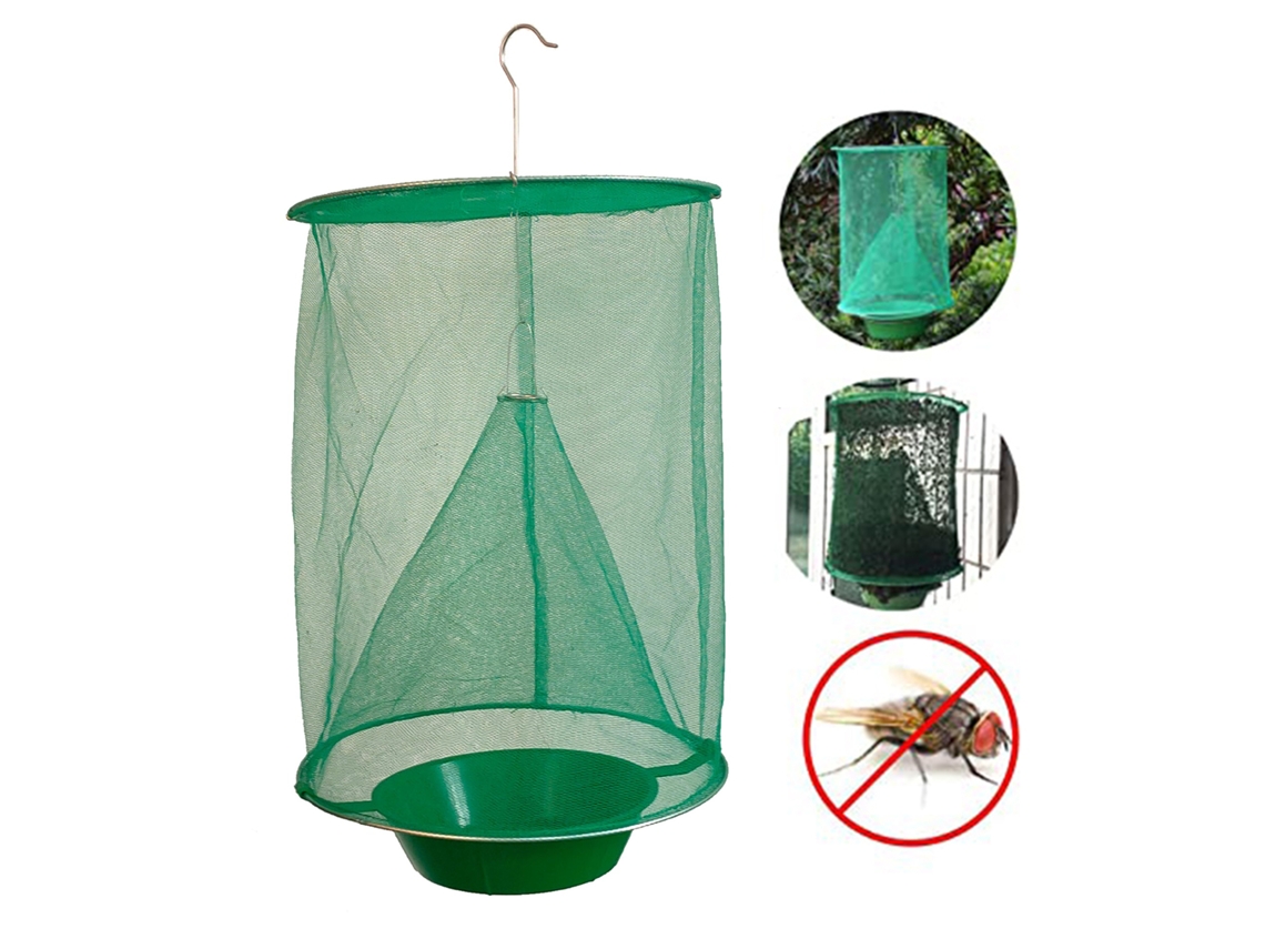 Primerox Fly Armadilha, suspensa, dobrável, com vaso, jardim, horta