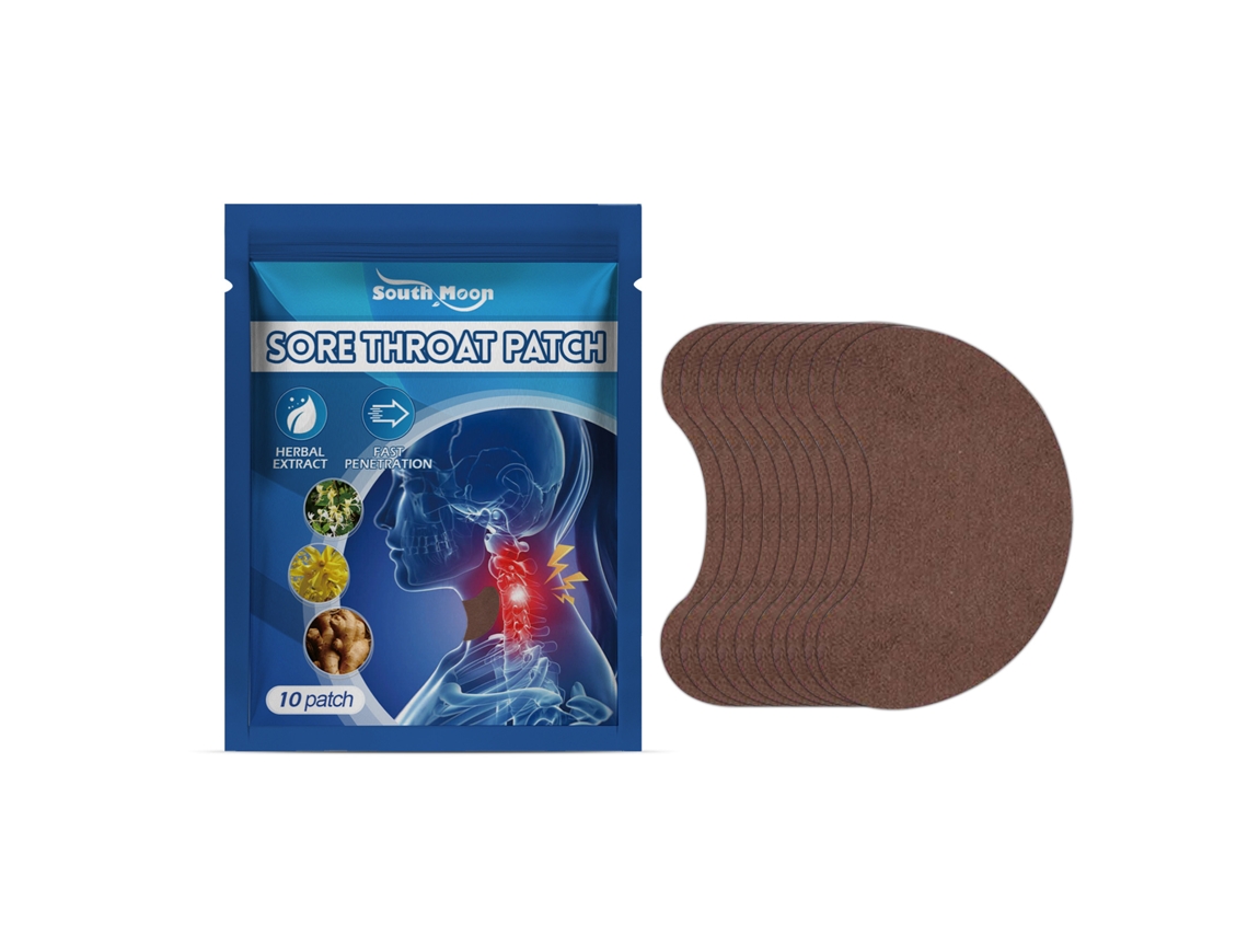 South Moon Patch Alivio Garganta Suave