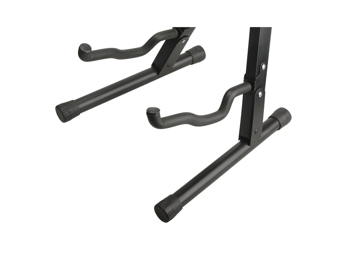 Suporte De Guitarra Em Ferro, Material Preto, Dobrável, Design Exclusivo, Estável, Estrutura Em A, Suporte De Exibição Para Guitarra E Baixo Slowmoose