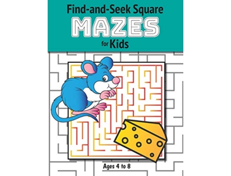 Livro FindandSeek Square Mazes for Kids Ages 48 Maze Activity Workbook de Ashley Lee (Inglês)