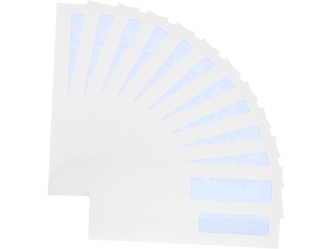 Envelopes De Papel Com, Fecho Autoadesivo E Janela Dupla