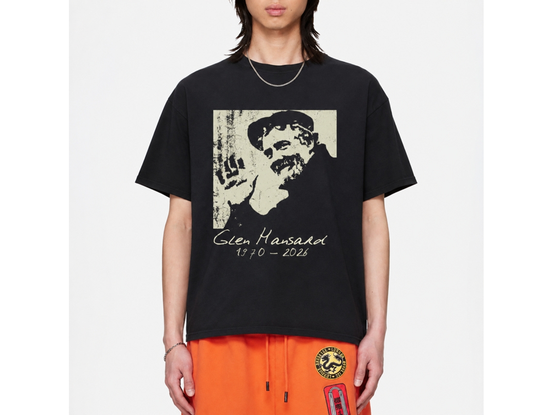 Rockinstone In Memory Of Glen Hansard 1970–2026 T-shirt Size:xxl